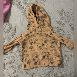 Kate Quinn brown bear family organic cotton hoodie sweatshirt